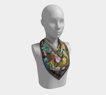 Load image into Gallery viewer, Silent Dancers Silk Square Scarf