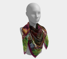 Load image into Gallery viewer, Dreamers of the Earth Silk Scarf
