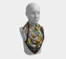 Load image into Gallery viewer, Silent Dancers Silk Square Scarf