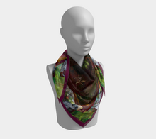 Load image into Gallery viewer, Dreamers of the Earth Silk Scarf