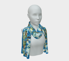 Load image into Gallery viewer, Butterfly Forest Long Silk Scarf
