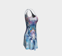 Load image into Gallery viewer, Aura of Blue Flare Dress