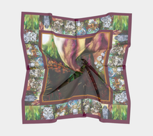 Load image into Gallery viewer, Dreamers of the Earth Silk Scarf