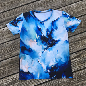 Beginning of a New Journey, All-over-print Art-shirt Fitted style