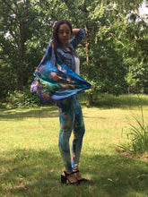 Load image into Gallery viewer, Blue Monet Leggings