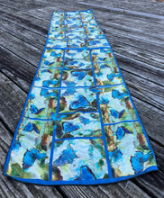 Load image into Gallery viewer, Butterfly Forest Long Silk Scarf