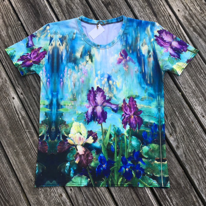 Deva of the Iris Pond Art-Shirt, Fitted style