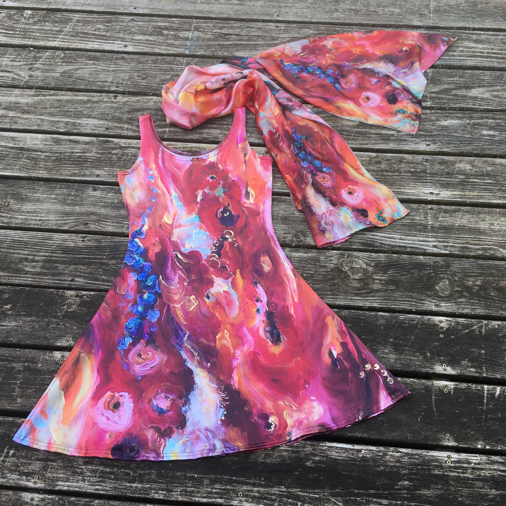 Devas of Summer Flare Dress X-Large