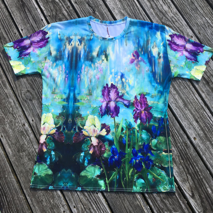 Deva of the Iris Pond Art-Shirt, Casual Style