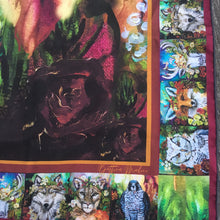 Load image into Gallery viewer, Dreamers of the Earth Silk Scarf