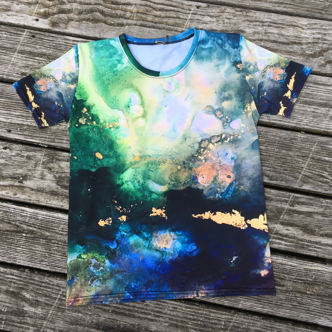 'From the Stars' All-over-print Art-shirt Fitted style