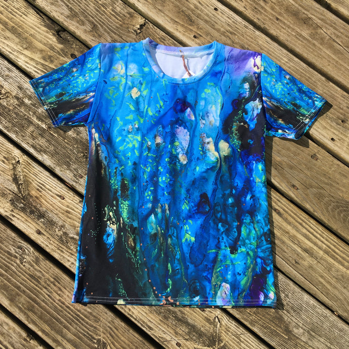 Ocean Dreams All-over print Art Shirt, fitted style