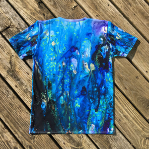 Ocean Dreams All-over print Art Shirt, fitted style