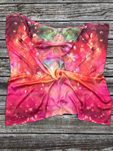 Load image into Gallery viewer, Ocean of Flowers Square Silk Scarf