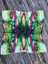 Load image into Gallery viewer, Forest Elven Song Silk Square scarf