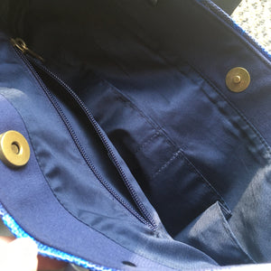 Sunflower Goddess Indigo Urban Tote Bag