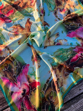 Load image into Gallery viewer, Jungle Queen Silk Square Scarf