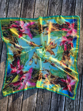 Load image into Gallery viewer, Jungle Queen Silk Square Scarf