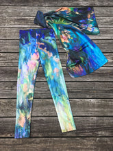 Load image into Gallery viewer, Blue Monet Leggings