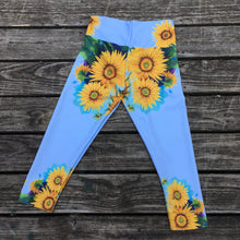 Load image into Gallery viewer, Sunflower Diva Yoga Capris