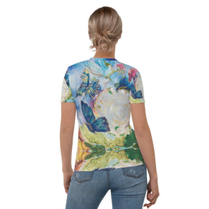 Butterfly Dream All-over print Art-shirt, fitted style