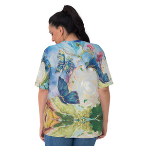 Butterfly Dream All-over print Art-shirt, fitted style