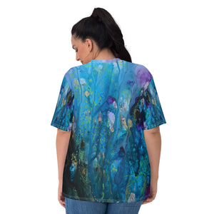 Ocean Dreams All-over print Art Shirt, fitted style