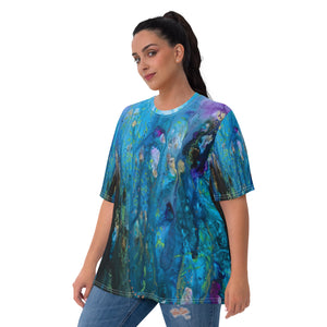 Ocean Dreams All-over print Art Shirt, fitted style