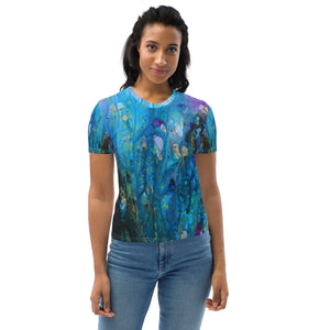 Ocean Dreams All-over print Art Shirt, fitted style