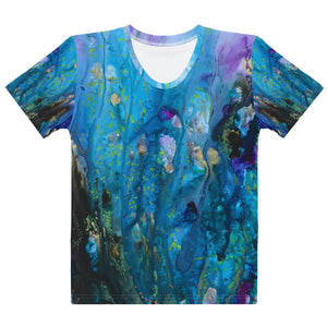 Ocean Dreams All-over print Art Shirt, fitted style