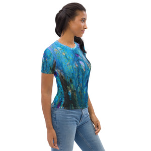 Ocean Dreams All-over print Art Shirt, fitted style