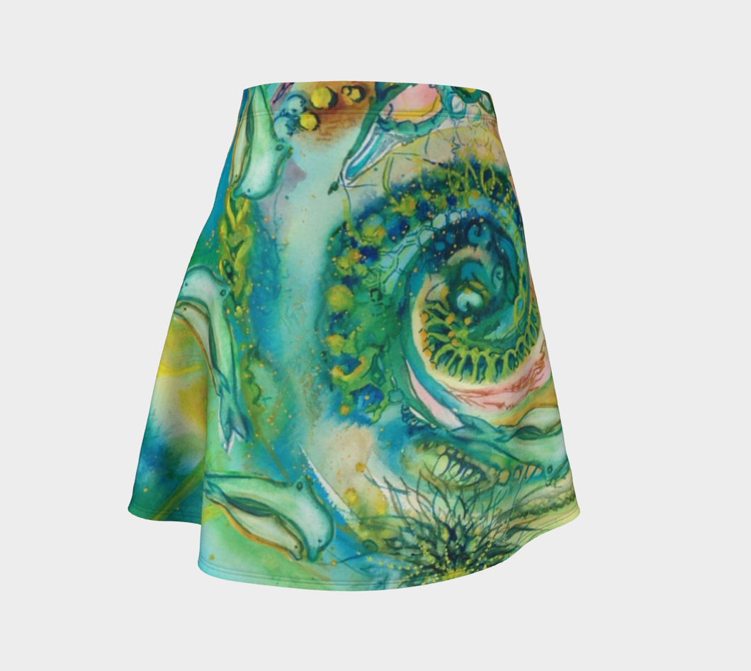 Ocean Beauty Flare Skirt