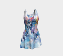 Load image into Gallery viewer, Aura of Blue Flare Dress