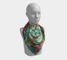 Load image into Gallery viewer, Jungle Queen Silk Square Scarf