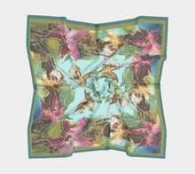 Load image into Gallery viewer, Jungle Queen Silk Square Scarf