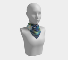 Load image into Gallery viewer, Monet&#39;s Garden Silk Square Scarf