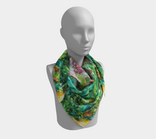 Load image into Gallery viewer, Tree of Life Silk Square Scarf
