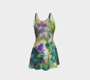 Monet's Garden Flare Dress