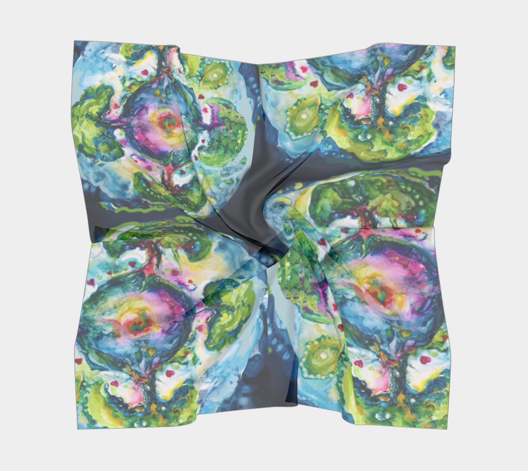 Gaia Silk Square Scarf