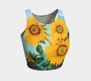 Sunflower Goddess Crop Top