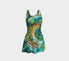 Load image into Gallery viewer, Ocean Goddess Flare Dress