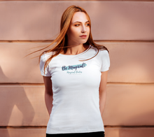 Load image into Gallery viewer, Be Magical TShirt in White, Soft Cream or Pink (women&#39;s)