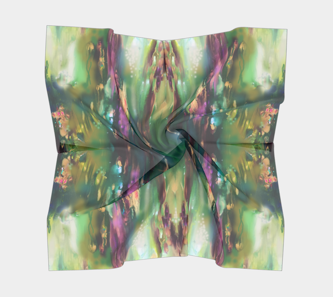 Forest Elven Song Silk Square scarf