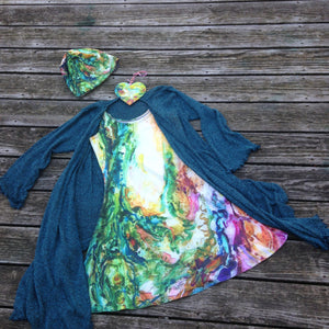 Tree of Life Flare Dress