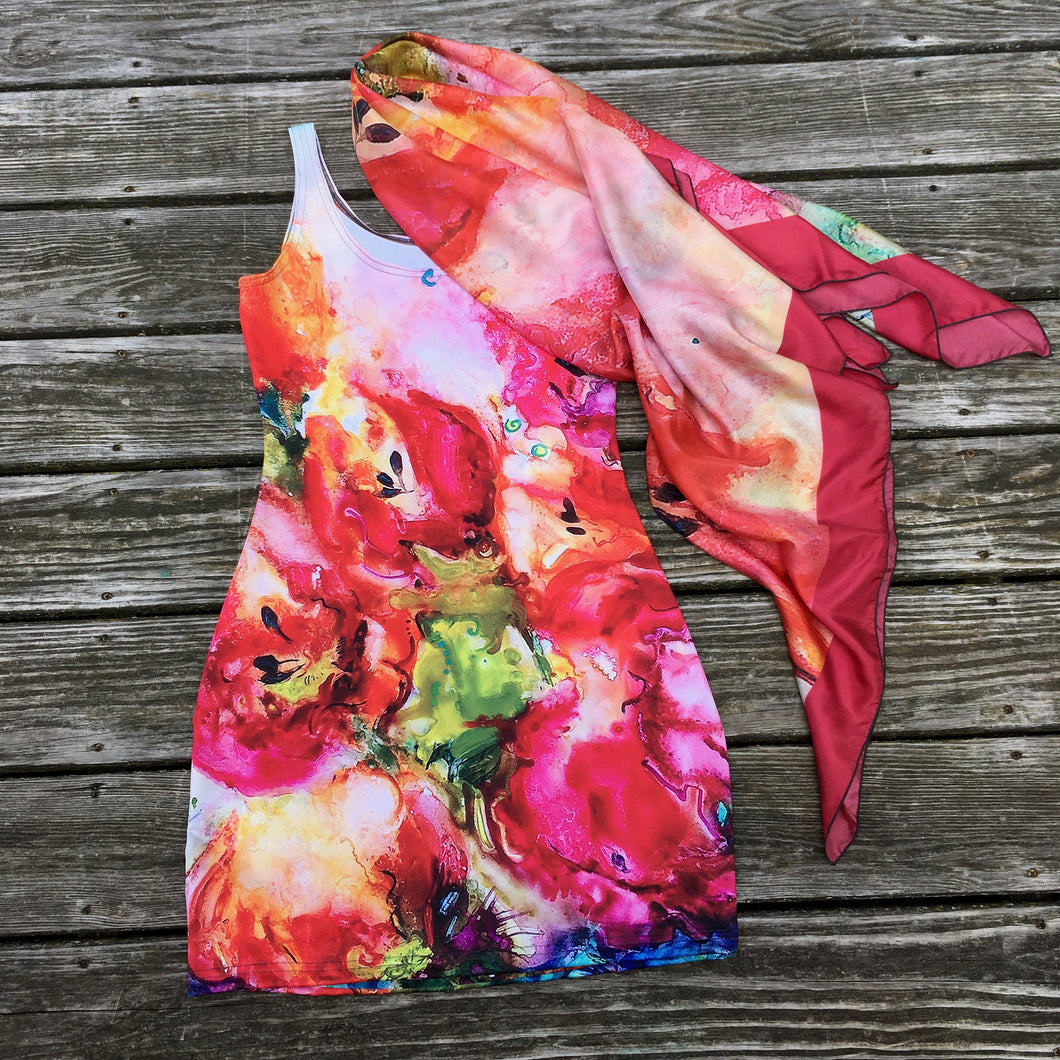 Spring Goddess Bodycon Dress
