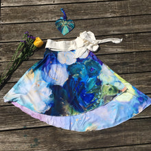 Load image into Gallery viewer, Indigo Dancers Wrap Skirt