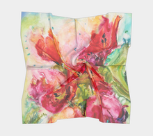 Load image into Gallery viewer, Tulip Silk Square - Ethereal Magical Beauty