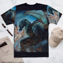 Load image into Gallery viewer, Blue Dragon Art Shirt all-over print, Flowy style