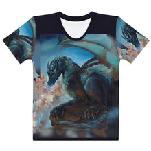 Load image into Gallery viewer, Blue Dragon All-over print Fitted Art-shirt