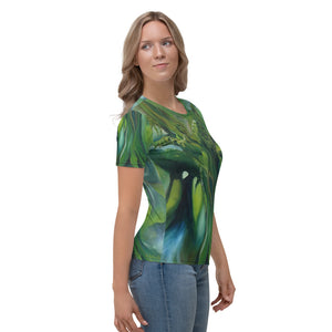 All-over print Art-shirt "Tree Whisperer", Fitted style